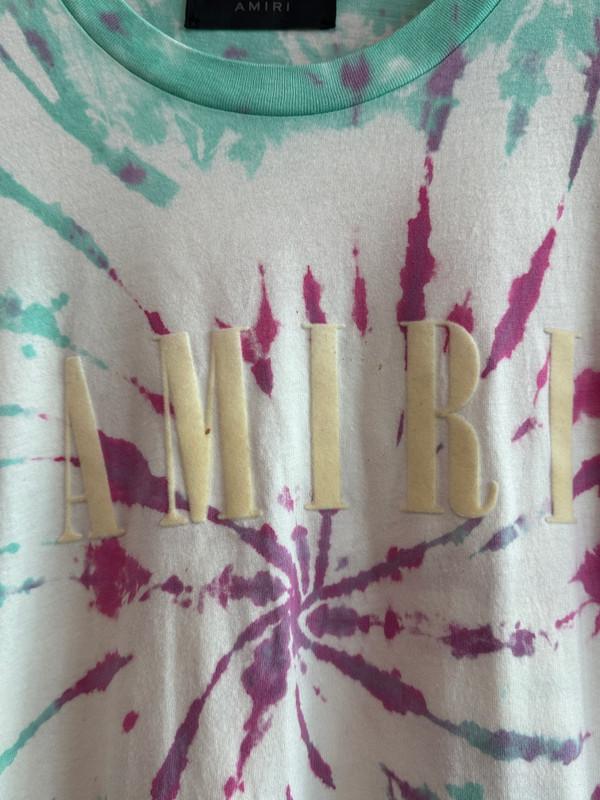 AMIRI TIE DYE LOGO TEE