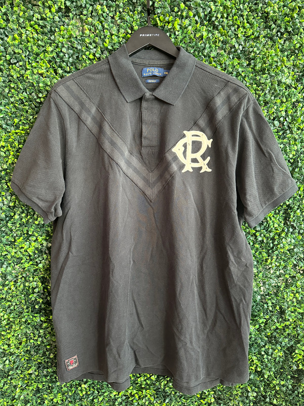 POLO RALPH LAUREN BLACK CHEVRON POLO
