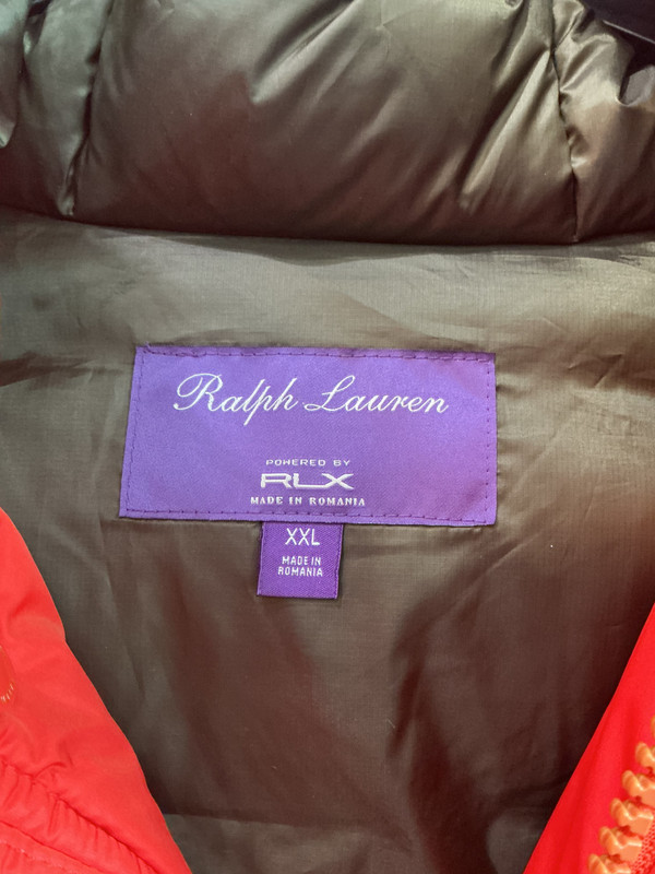 RALPH LAUREN PURPLE LABEL ORANGE PARKA