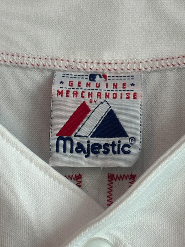 VI NTAGE JASON VARITEK BOSTON RED SOX MAJESTIC JERSEY