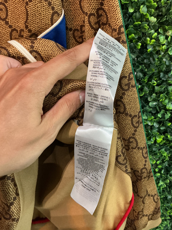 GUCCI TECHNICAL GG LOGO TRACK JACKET (XXL)