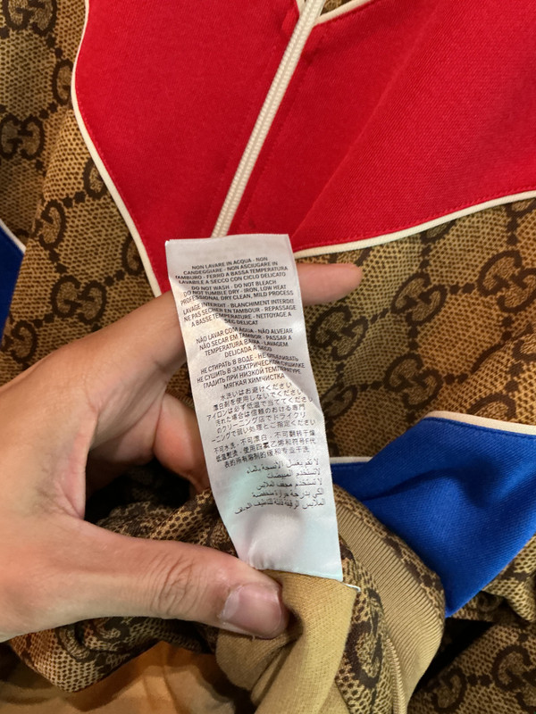 GUCCI TECHNICAL GG LOGO TRACK JACKET (XXL)