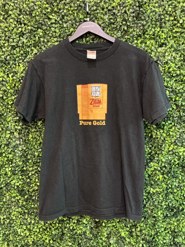 VINTAGE Y2K LEGEND OF ZELDA PURE GOLD TEE (M)