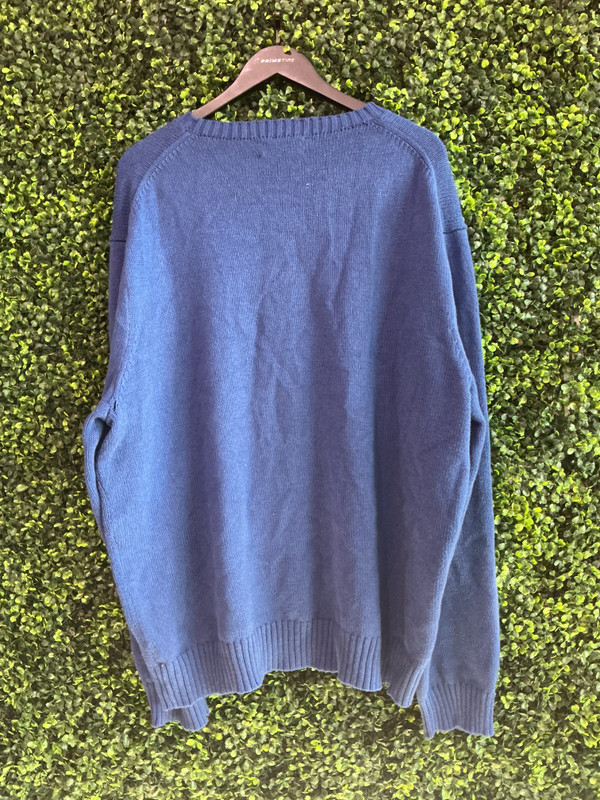 POLO RALPH LAUREN BLUE POLO BEAR SWEATER