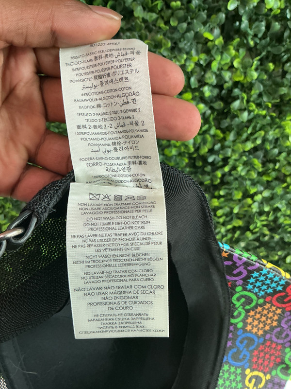 GUCCI MONOGRAM MULTICOLOR TRUCKER HAT