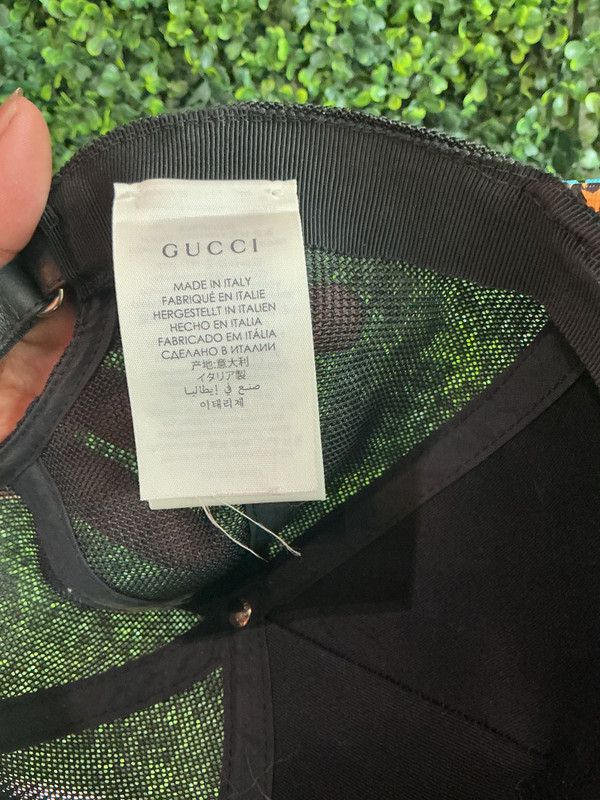 GUCCI MONOGRAM MULTICOLOR TRUCKER HAT