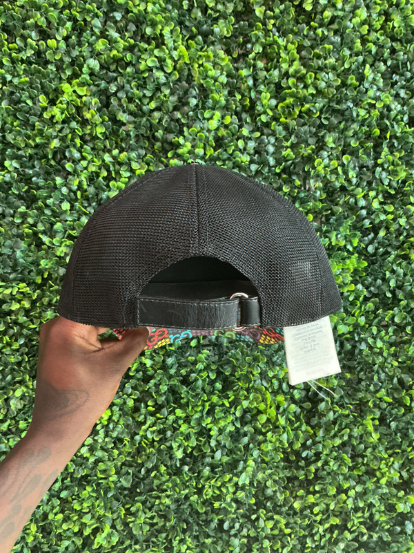 GUCCI MONOGRAM MULTICOLOR TRUCKER HAT