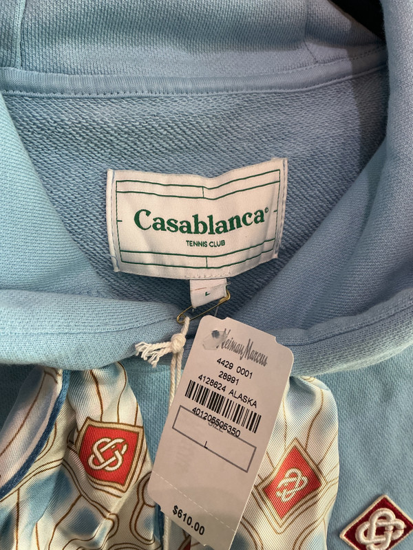 BRAND NEW CASABLANCA SCARF HOODIE