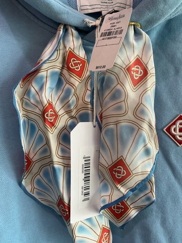 BRAND NEW CASABLANCA SCARF HOODIE