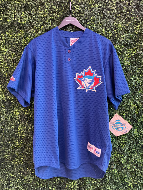 DEADSTOCK VINTAGE TORONTO BLUE JAYS MAJESTIC BATTING PRACTICE JERSEY
