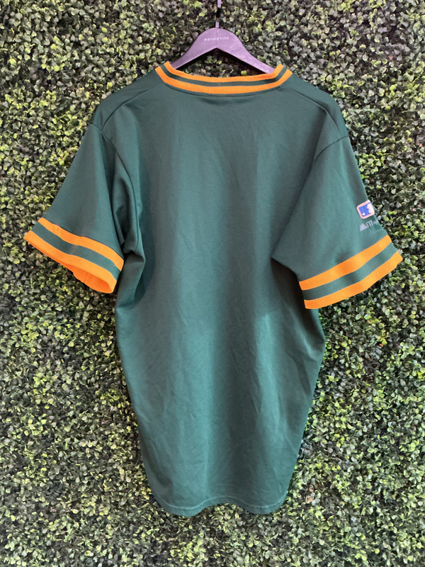 VINTAGE OAKLAND ATHLETICS MAJESTIC BATTING PRACTICE JERSEY
