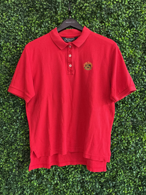 VINTAGE BURBERRYS POLO SHORT SLEEVE (SZ M)
