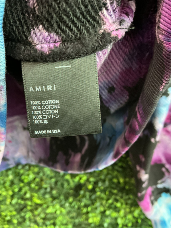 BRAND NEW AMIRI CRYSTAL BALL TIE DYE CREWNECK