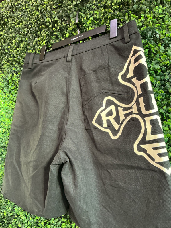 BRAND NEW RHUDE BLACK SHORTS