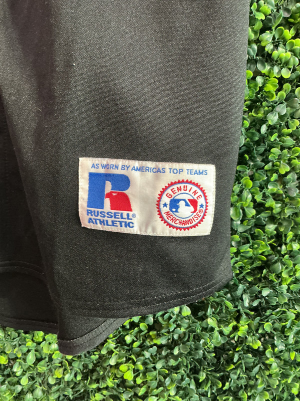 RARE VINTAGE TEXAS RANGERS RUSSELL ATHLETIC BLACK