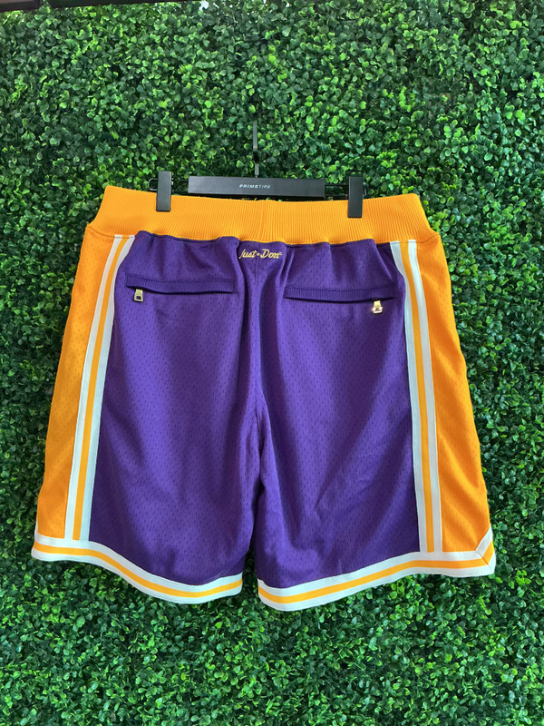 BRAND NEW LOS ANGELES LAKERS JUST DON x MITCHELL & NESS SHORTS
