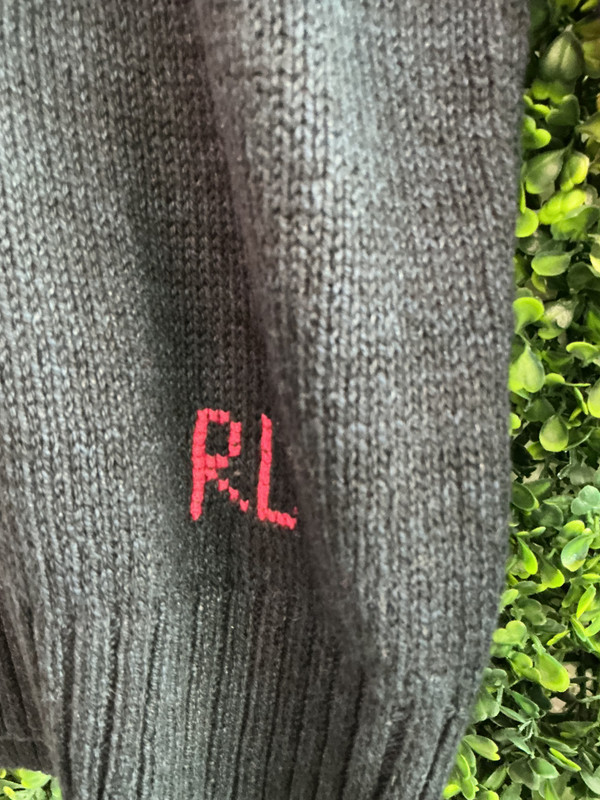 POLO RALPH LAUREN PREPPY BEAR SWEATER NAVY