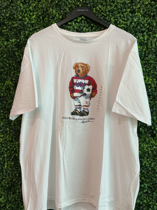 BRAND NEW RALPH LAUREN POLO SOCCER BEAR TEE (XXL)