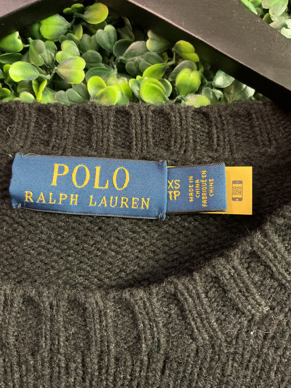 POLO RALPH LAUREN WOOL TIGER EMBROIDERY BEAR SWEATER
