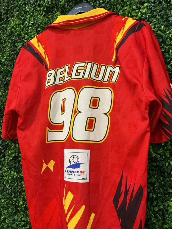 VINTAGE BELGIUM 1998 WORLD CUP KIT