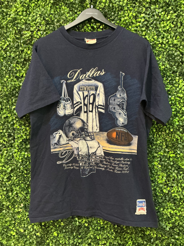 VINTAGE DALLAS COWBOYS NUTMEG EMBROIDERED TEE