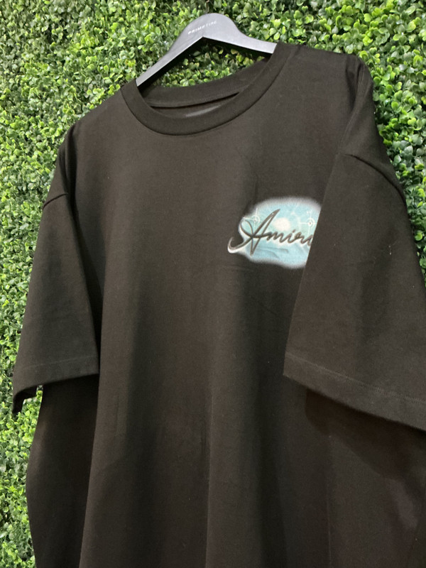 AMIRI BLACK AIRBRUSH TEE (SZ 2XL)