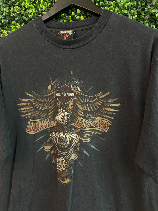 HARLEY DAVIDSON PERRYSBURG OHIO BLACK TEE