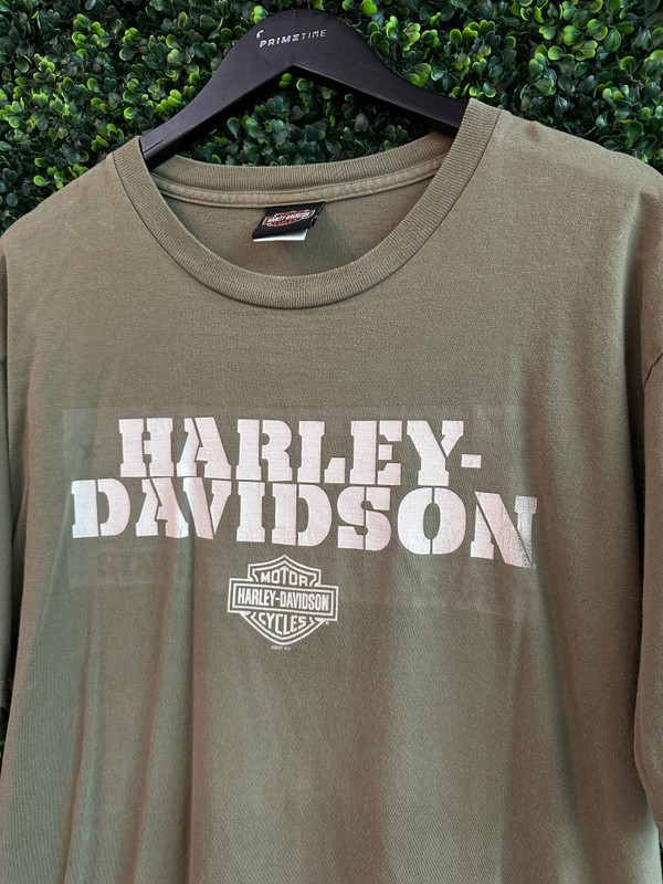 HARLEY DAVIDSON MYRTLE BEACH OLIVE TEE