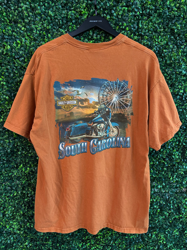 HARLEY DAVIDSON SOUTH CAROLINA ORANGE TEE