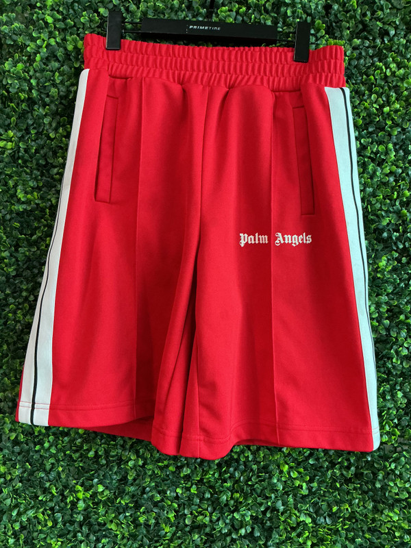 PALM ANGELS CLASSIC TRACK SHORTS RED (M)”