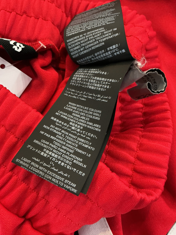 PALM ANGELS CLASSIC TRACK SHORTS RED (M)”