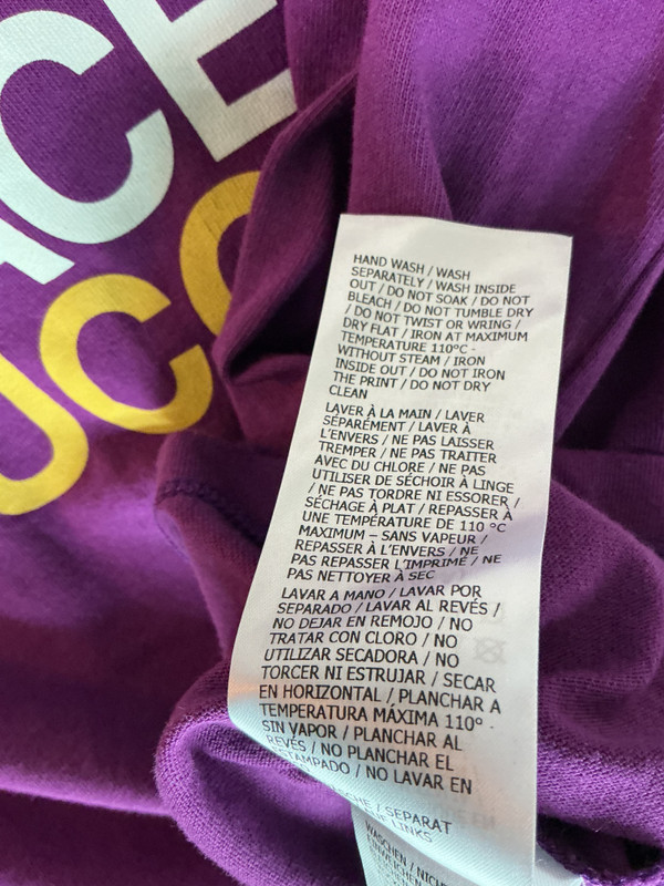 GUCCI X THE NORTH FACE PURPLE TEE (M)