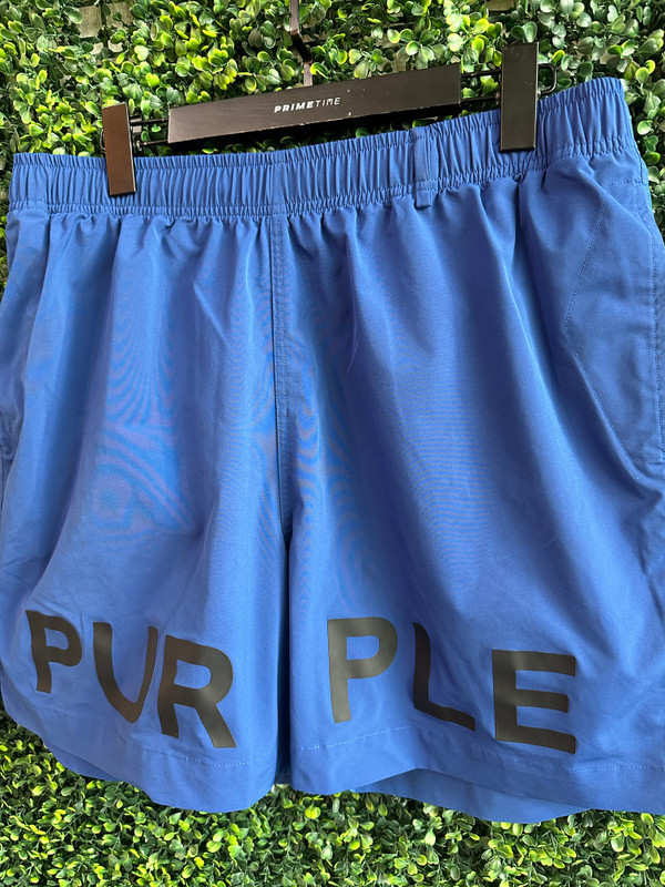 PURPLE BRAND SWIM TRUNKS (SZ L)