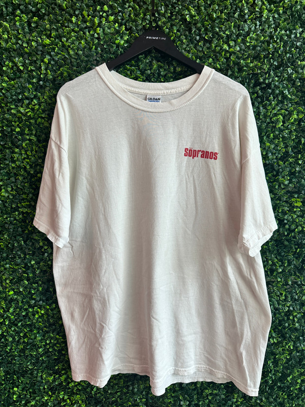 RARE VINTAGE SOPRANOS HBO WHITE TEE