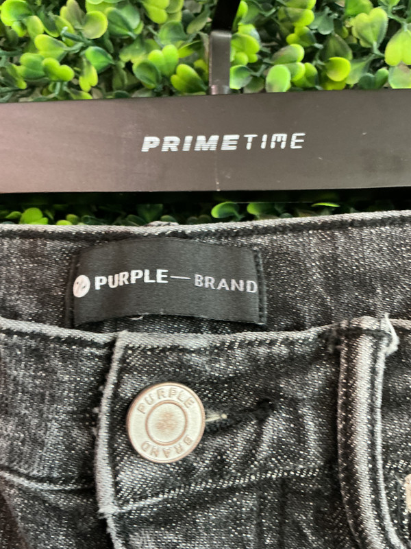 PURPLE BRAND DENIM JEANS BLK (SZ 30)