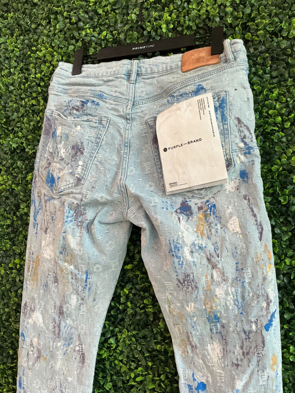 PURPLE BRAND WATERCOLOR JEANS (SZ 30)