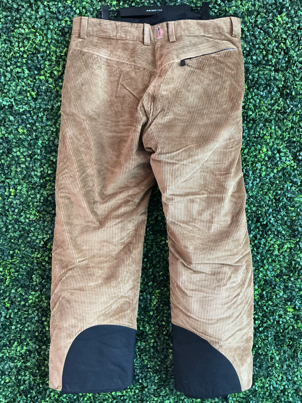 MONCLER CORDUROY SKI PANTS SZ XL (WAIST 36)