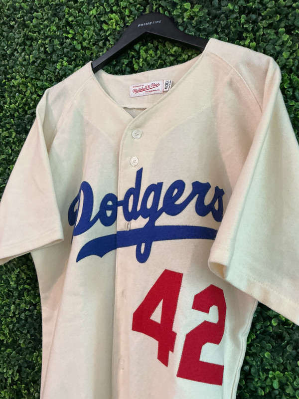 JACKIE ROBINSON LOS ANGELES DODGERS MITCHELL & NESS AUTHENTIC JERSEY