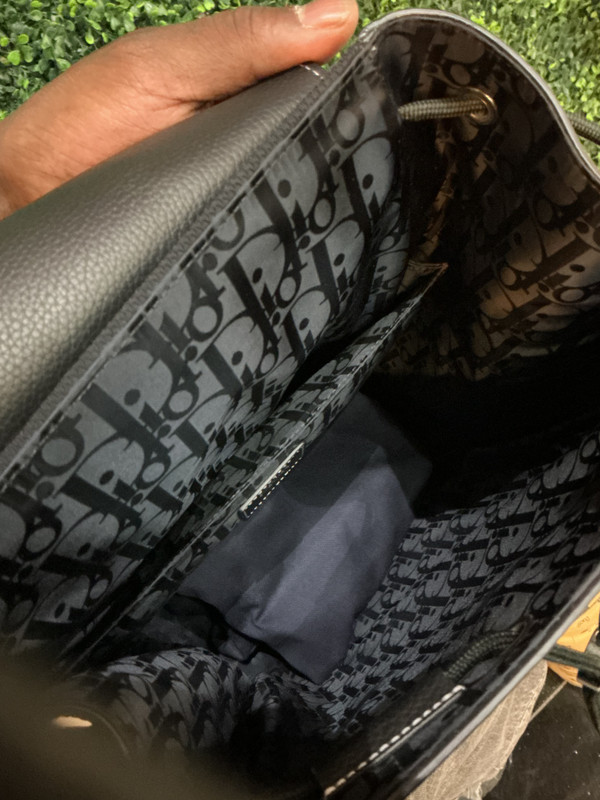 DIOR SADDLE BACKPACK WITH FLAP (PASS AS NEW)