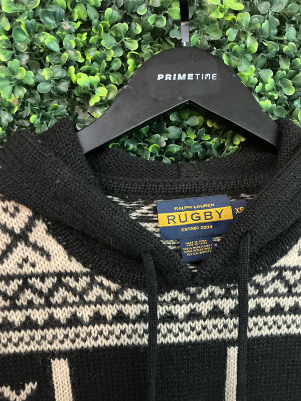 VINTAGE POLO RUGBY ALL OVER PRINT HOODIE