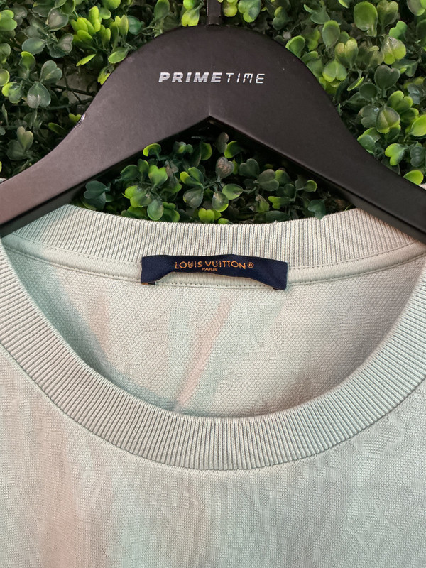 LOUIS VUITTON GREEN 3D POCKET MONOGRAM TEE150