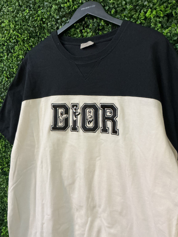 DIOR x KENNY SCHARF BLK/WHITE TEE