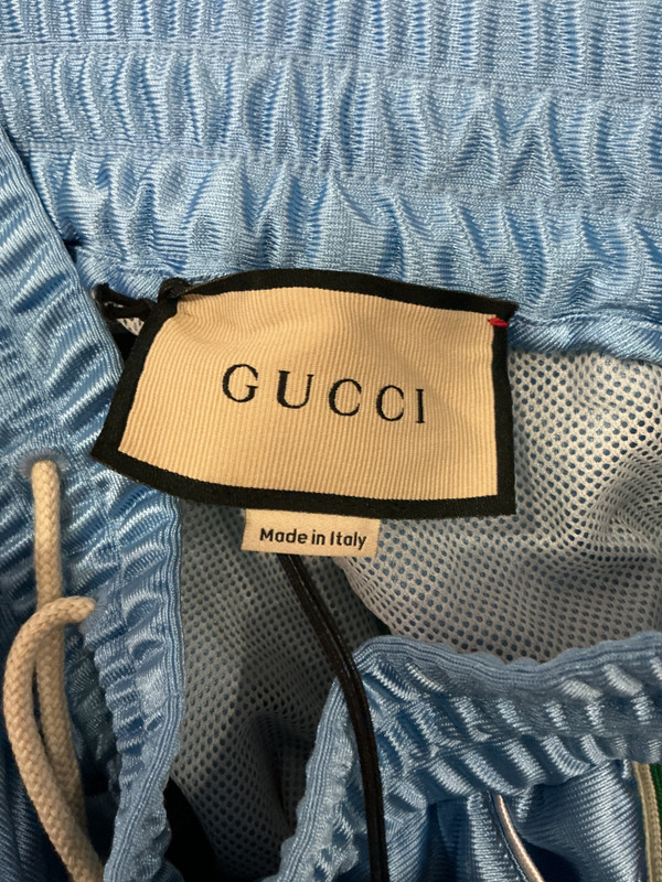GUCCI WEB ACCENT TRACK PANT (SZ LARGE)