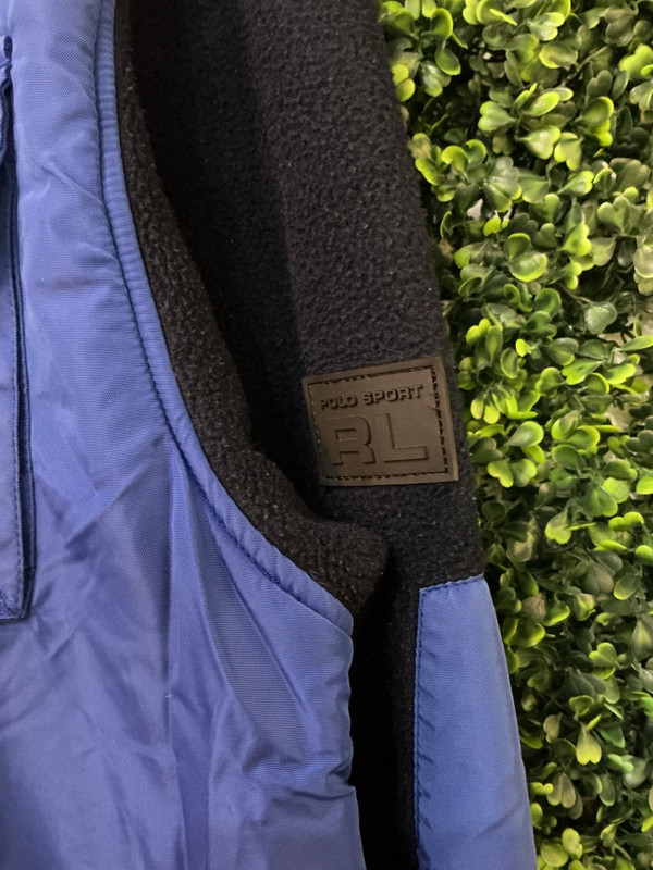 VINTAGE POLO SPORT FLEECE SLEEVED ZIP UP JACKET
