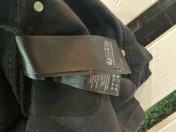 BALENCIAGA FLARED DENIM BLACK JEANS (32 WAIST)