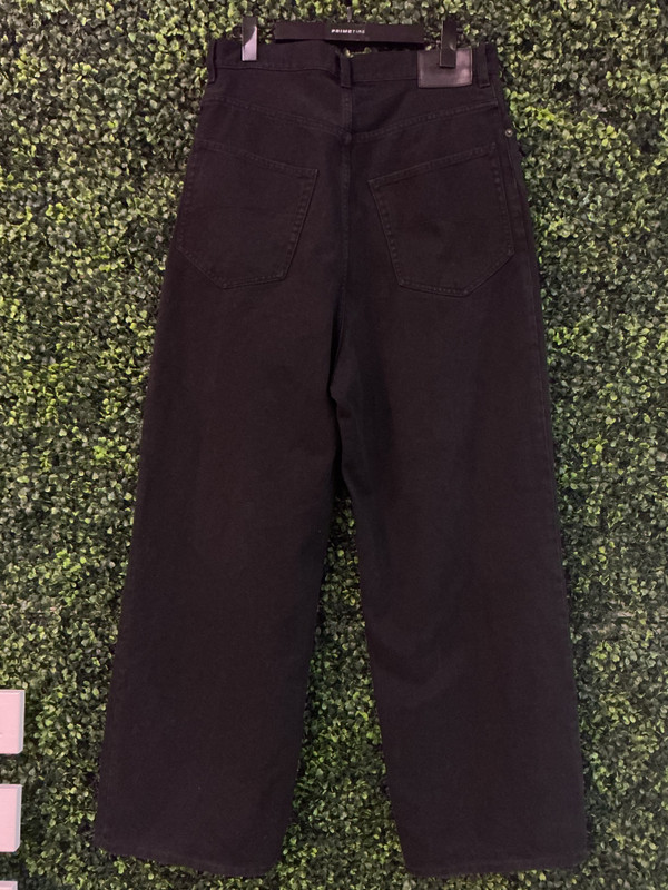 BALENCIAGA FLARED DENIM BLACK JEANS (32 WAIST)