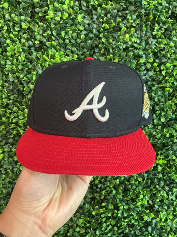 NEW ERA ATLANTA BRAVES 1995 WORLD SERIES PATCH FITTED (7 5/8)