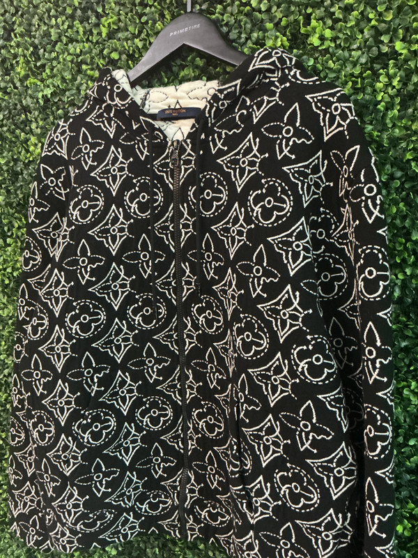 LOUIS VUITTON x NBA STRATEGIC FLOWERS ZIP UP HOODIE