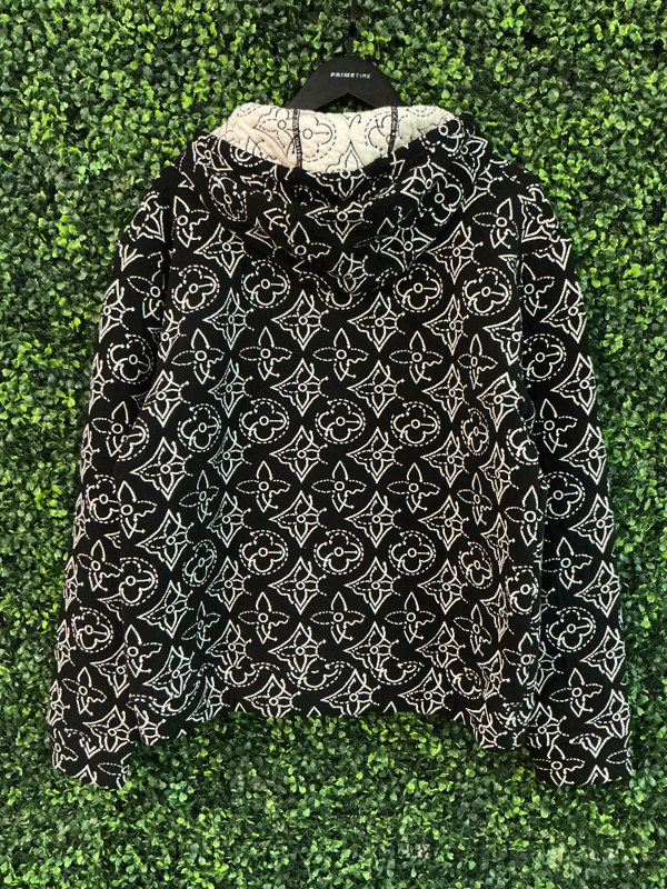 LOUIS VUITTON x NBA STRATEGIC FLOWERS ZIP UP HOODIE