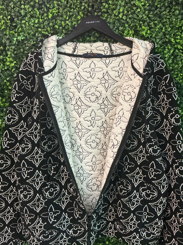 LOUIS VUITTON x NBA STRATEGIC FLOWERS ZIP UP HOODIE